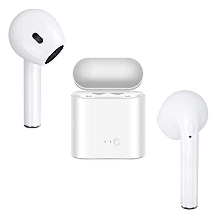 Wireless Bluetooth 5.0 IPX7 Earbuds Stereo Earphone Cordless Sport Headsets, Bluetooth in-Ear Earphones with Built-in Mic for Smart Phones