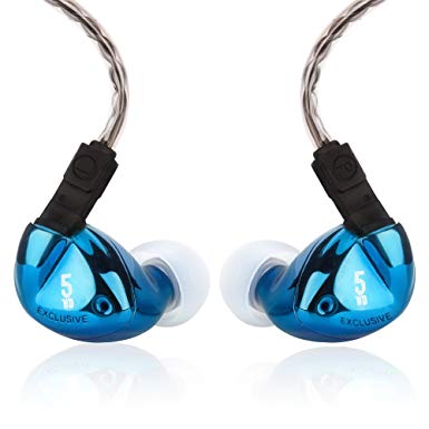 In-Ear Monitor Earphone TFZ EXCLUSIVE 5 Cable Detachable Hifi In-Ear Monitor Earphone (Blue)