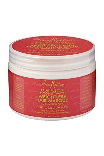 Shea Moisture Fruit Fusion Coconut Water Weightless Hair Masque, 12 Ounce