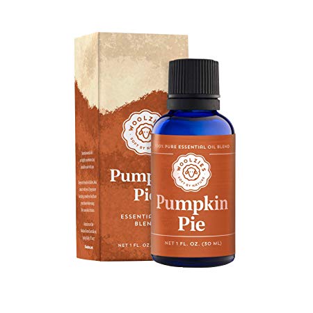 Woolzies 100% Pure & Natural Holiday Pumpkin Pie Essential Oil Blend 1 Fl Oz | Highest Quality Aromatherapy Therapeutic Grade Oil | For Diffuse, Internal & Topical Use