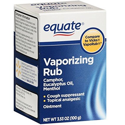 Equate - Vaporizing Rub, 3.53 oz (Compare to Vicks VapoRub)