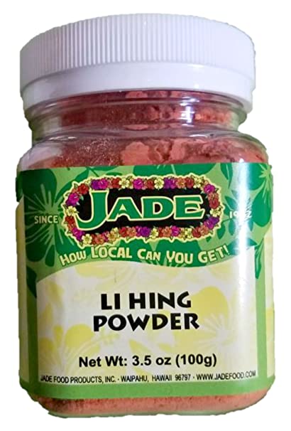 Jade Li Hing Mui Dried Plum Powder 3.5 Ounce Shaker Bottle