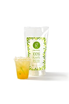Repurpose 100% Compostable Plant-Based Clear Cold Cup, 12- ounce (240 Count)