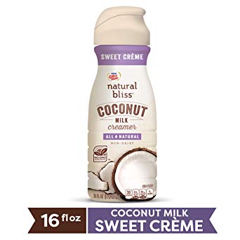 COFFEE MATE NATURAL BLISS Coconut Milk Sweet Crème All-Natural Liquid Coffee Creamer, 16 Fl. Oz. Bottle | Non-Dairy Creamer