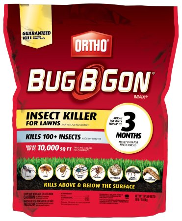Ortho Bug B Gon Max Insect Killer for Lawns (Kills 100  Insects for 3 Months Including Ants, Chinch Bugs, Fleas, and Ticks)