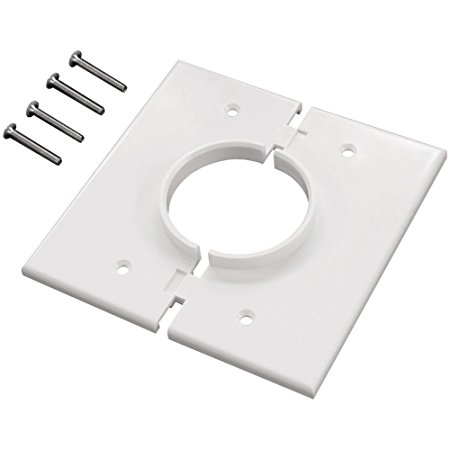 Midlite 2Gswh Double Gang Splitport (White) (Discontinued by Manufacturer)