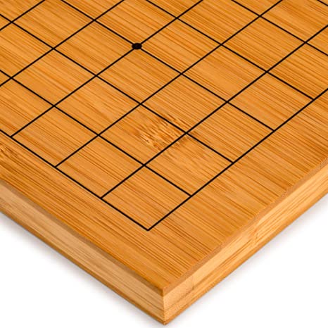 Yellow Mountain Imports Bamboo Go Game Table Board, Goban, 0.8 of an Inch Thick