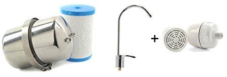Multipure Aquaversa Model MP750 Drinking Water System With Below Sink Kit Including Faucet And Shower Filter