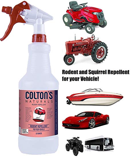 Colton's Naturals Natural Vehicle Mouse Repellent Spray Protects Your car/Boat/Tractor from Rats Deterrent (32)