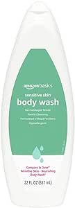 Amazon Basics Sensitive Skin Body Wash, 22 Fl Oz, Pack of 1