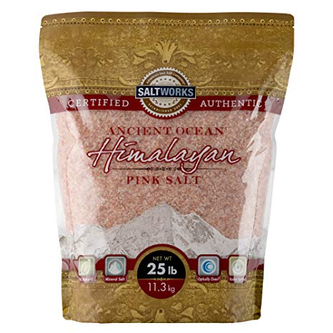 Ancient Ocean Himalayan Pink Salt, Medium, 25 Pound