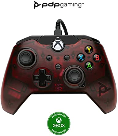 PDP Controller Wired for Xbox Series X│S, Crimson Red