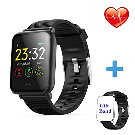 WELTEAYO Fitness Tracker Smart Watch Activity Tracker with Heart Rate Monitor, Activity Tracker with Color Screen, Fitness Tracker with Blood Pressure and Sleep Monitor Waterproof
