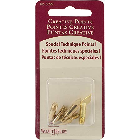 Walnut Hollow Replacement Points Tips for Woodburners and Hot Tools, Set No.1