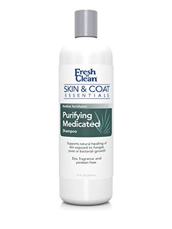 Fresh 'n Clean Fresh ’n Clean® Skin & Coat Essentials Purifying Medicated shampoo, 12 oz., provides effective relief and supports natural healing of skin exposed to fungal, yeast or bacterial growth.