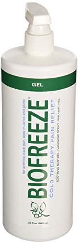 Biofreeze Pain Relief Gel 32 Ounce Bottle with Pump Original Green Formula