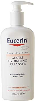 Eucerin Gentle Hydrating Cleanser for Face & Body - 8 oz