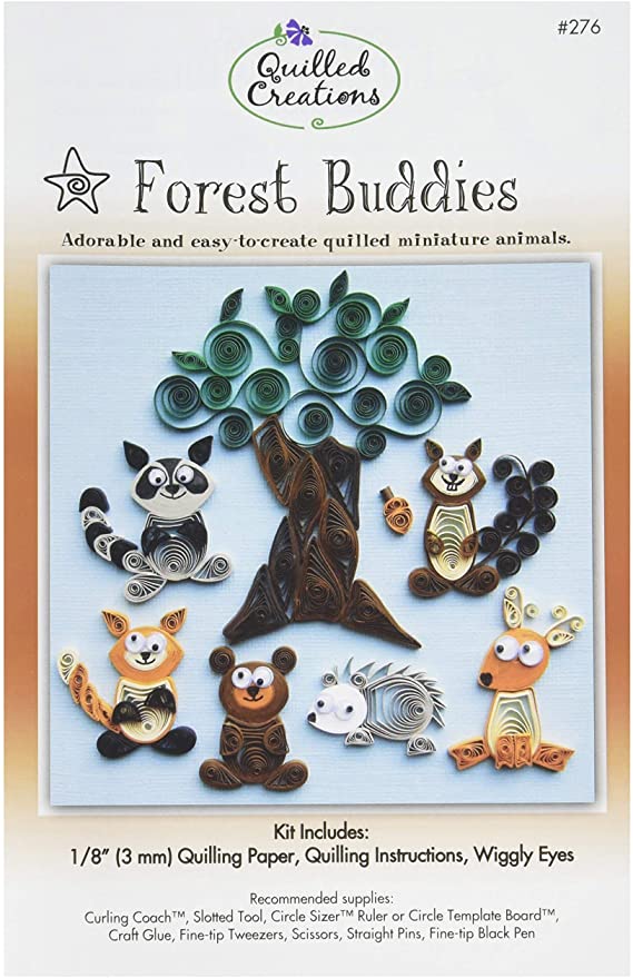 Quilled Creations Forest Buddies Quilling Kit
