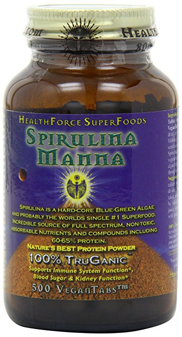 Healthforce Spirulina Manna, 500-Count