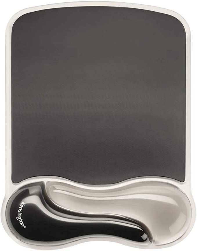 Kensington Duo Gel Mouse Pad Wrist Rest - Black/Grey (K62399US)