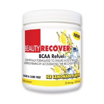 BeautyFit BeautyRecover, BCCA Refuel For Women, Ice Lemonade, 314 grams (30 Servings)