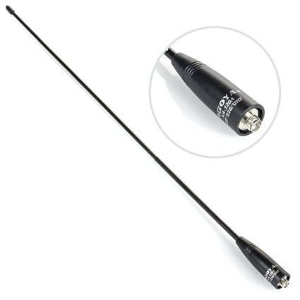 Authentic Genuine Nagoya NA-320A Triband HT Antenna 2M-1.25M-70CM (144-220-440Mhz) Antenna SMA-Female for BTECH, BaoFeng, and Others