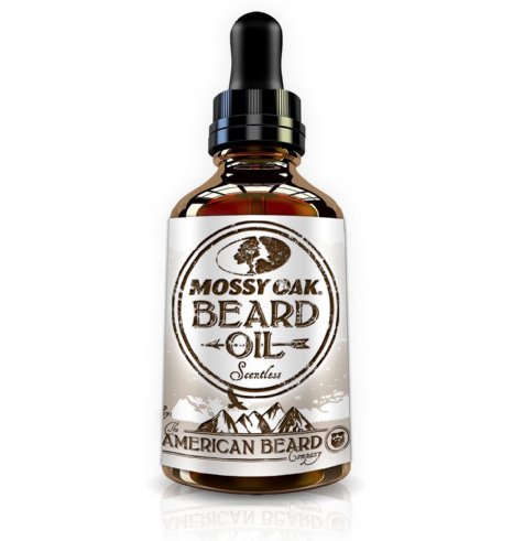 Mossy Oak Unscented Beard Oil and Conditioner Moisturizes Softens and Eliminate Itching