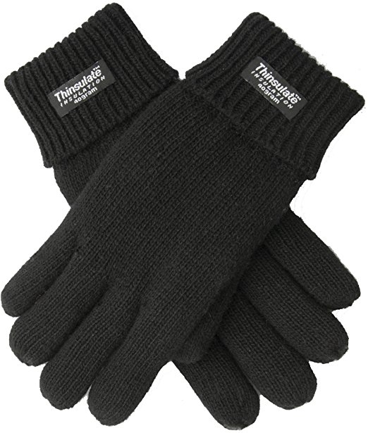 EEM Men's knitted glove LASSE with Thinsulate thermal lining made of 100% wool