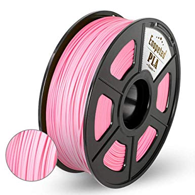 PLA Filament 3D Printer Filament,Enotepad 1.75mm PLA,Filament 3D Printing Materials,Dimensional Accuracy ± 0.02 mm,2.2lbs(1KG) Spool, Pink