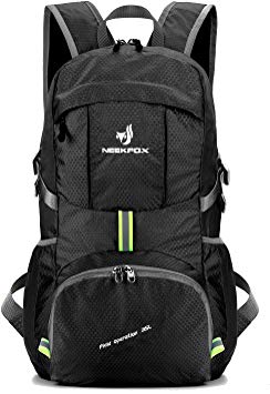 NEEKFOX Lightweight Packable Travel Hiking Backpack Daypack - 35L Foldable Camping Backpack Ultralight Sport Outdoor Backpack