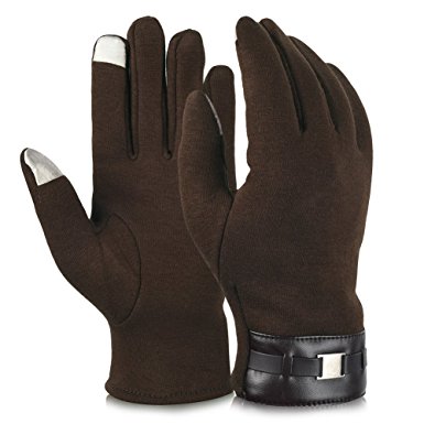 Vbiger Winter Gloves Texting Gloves Touch Screen Mittens Warm Cold Weather Gloves For Men