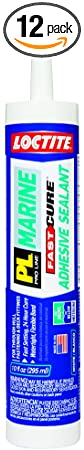 Loctite 2016891-12 PL Marine Fast Cure Adhesive Sealant, 12-Pack, 12 Pack