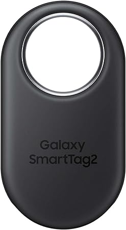 Samsung Galaxy SmartTag2 Bluetooth Tracker (1 Pack), Compass View AR, Find Lost Mode, Black