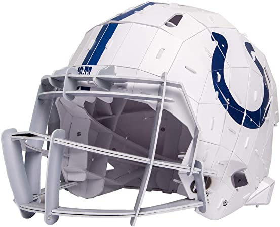 FOCO NFL Team Football Helmet PZLZ 3D Paper Model Puzzle Kit