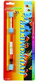 Living Sea Hydrometer-Thermometer C and F, Large, 12-Inch