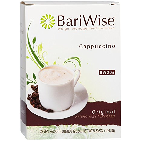 BariWise 15g High Protein Cappuccino - Original (7 Servings/Box)