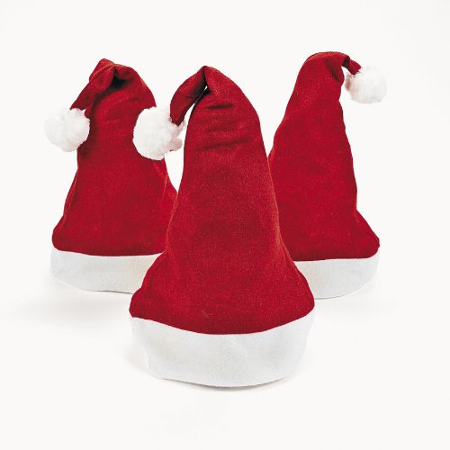 Fabulous Felt Santa Hats (1 dz)