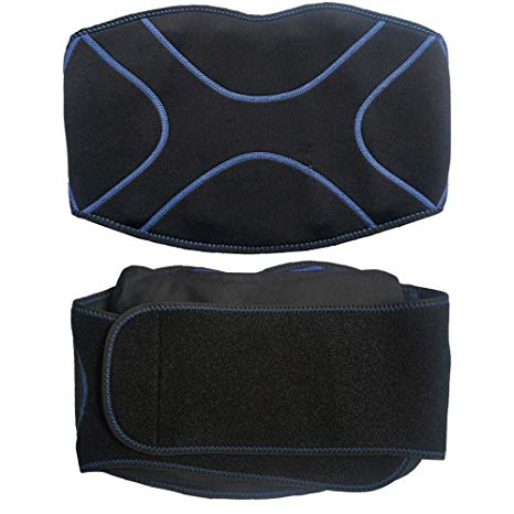 MR.ICE Ice Pack Lumbar Brace Lower Back Support Wrap Hot/Cold Compression – Alleviates Pain from Back Surgery, Arthritis, Swelling, Sciatica, Degenerative/Slipped Discs, and Sports Injuries
