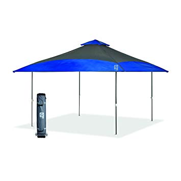 E-Z UP SCSG13RB 13' Spectator Instant Shelter, Steel Gray/Royal Blue