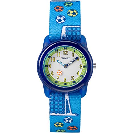 Timex Boys Time Machines Analog Elastic Fabric Strap Watch