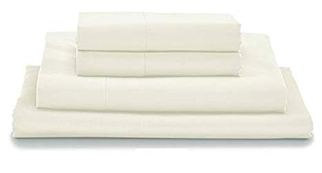 New My Pillow Bed Sheet Set 100% Certified Giza Egyptian Long Staple Cotton (King, Ivory)