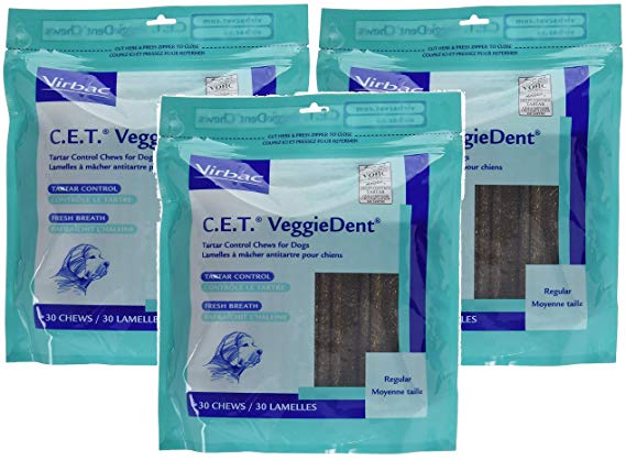 Virbac C.E.T. VeggieDent Dental Chews