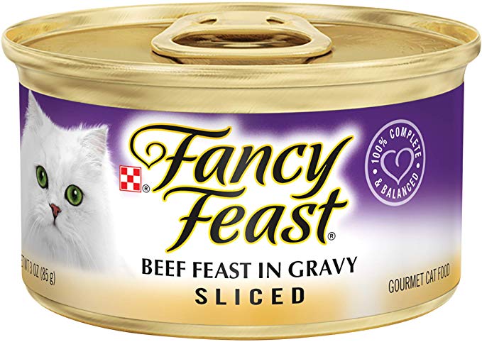 Purina Fancy Feast Sliced & Marinated Morsels Feast in Gravy Wet Cat Food