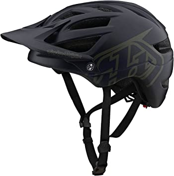 Troy Lee Designs Adult|All Mountain|Mountain Bike Half Shell A1 Helmet Drone (Navy/Olive, MD/LG)