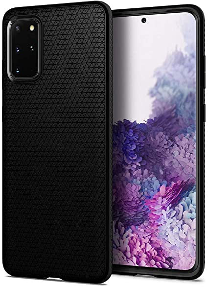 Spigen Liquid Air Works with Samsung Galaxy S20 Plus Case (2020) - Matte Black