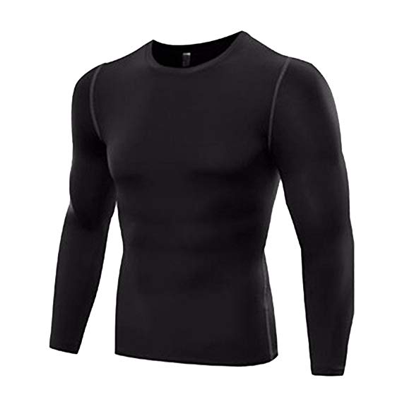 FITTOO Men's Cool Dry Compression Sport T-Shirt Base Layer Tops