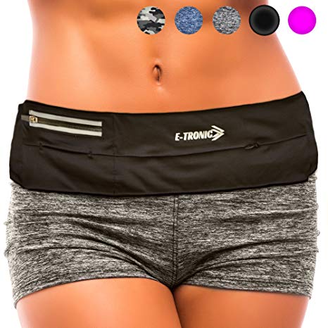 E Tronic Edge Running Belts : Best Comfortable Running Belts That Fit All Phone Models and Fit All Waist Sizes. for Running, Workouts, Cycling, Travelling Money Belt & More. Comes in 5 Stylish Colors