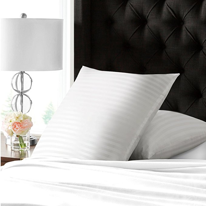 Beckham Hotel Collection Gel Euro Pillow - Luxury Plush Gel Pillow - Dust Mite Resistant & Hypoallergenic - 18" x 18"