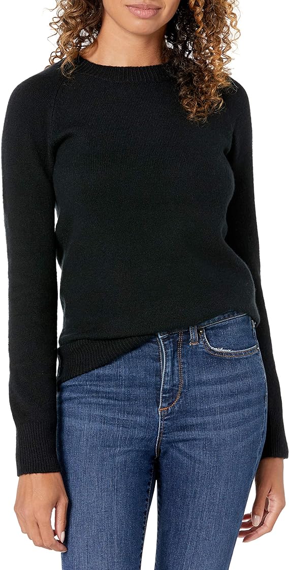 Amazon Essentials Womens Classic-fit Soft-Touch Long-Sleeve Crewneck Sweater