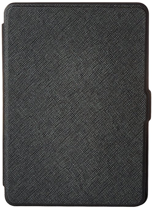 GmatrixBasic GMKPBlack Kindle Paper White Case Cover - the Thinnest & Lightest PU Leather Smart Cover with Auto Wake/Sleep (Fits All Versions: 2012, 2013, 2014, 2015 New 300 PPI), Black